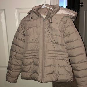 Hollister Puffer Jacket with Fur